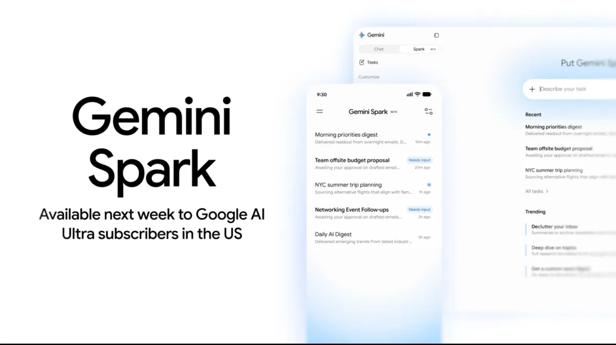 Google lancia Gemini Spark: l’assistente agentico attivo 24/7 con integrazione Gmail