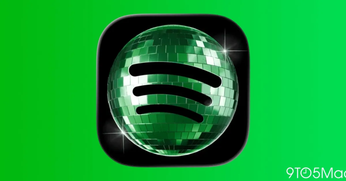 Spotify conferma: l’icona temporanea a forma di disco ball sarà sostituita dal logo originale