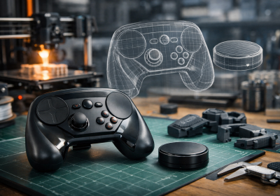 Valve svela Steam Controller: ora disponibile per stampa 3D e modding!