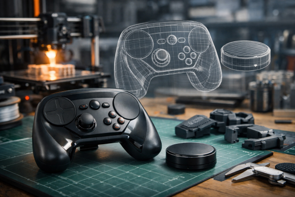 Valve svela Steam Controller: ora disponibile per stampa 3D e modding!