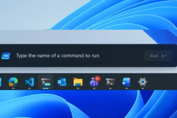Microsoft sperimenta un menu Esegui riprogettato per Windows 11 con modalità scura e nuove funzionalità