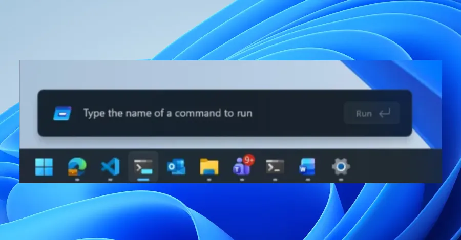 Microsoft sperimenta un menu Esegui riprogettato per Windows 11 con modalità scura e nuove funzionalità