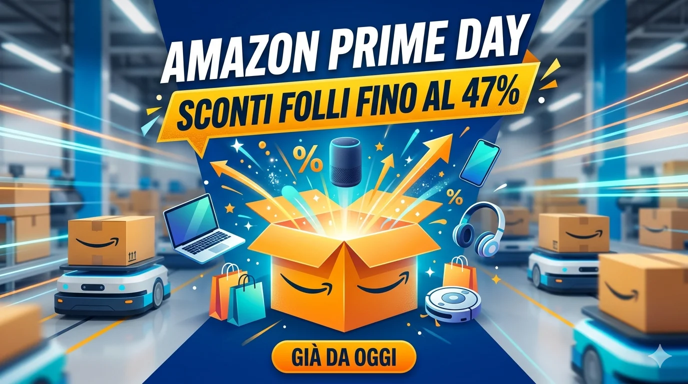 Amazon Prime Day: Sconti Smassi Fino al 47% da Oggi!