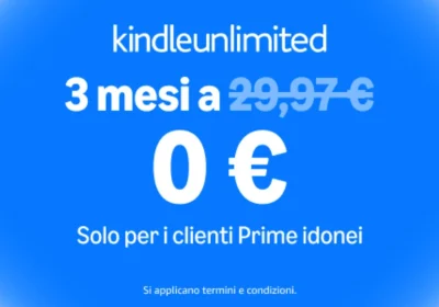 Sfrutta 3 Mesi Gratis di Lettura Illimitata con Amazon Prime!
