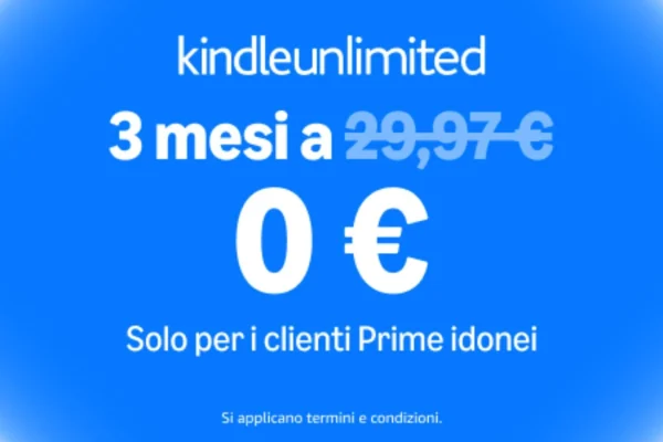 Sfrutta 3 Mesi Gratis di Lettura Illimitata con Amazon Prime!