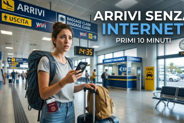 Arrivato all’estero senza internet? Ecco i 10 passi da seguire subito!