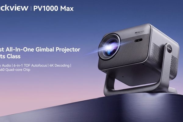 Blackview PV1000 Max: Proiezione Illimitata con 1000 ANSI Lumen e Gimbal a 360° in Offerta a 269€