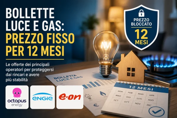 Bollette sotto controllo: scopri le offerte a 12 mesi per una stabilità garantita