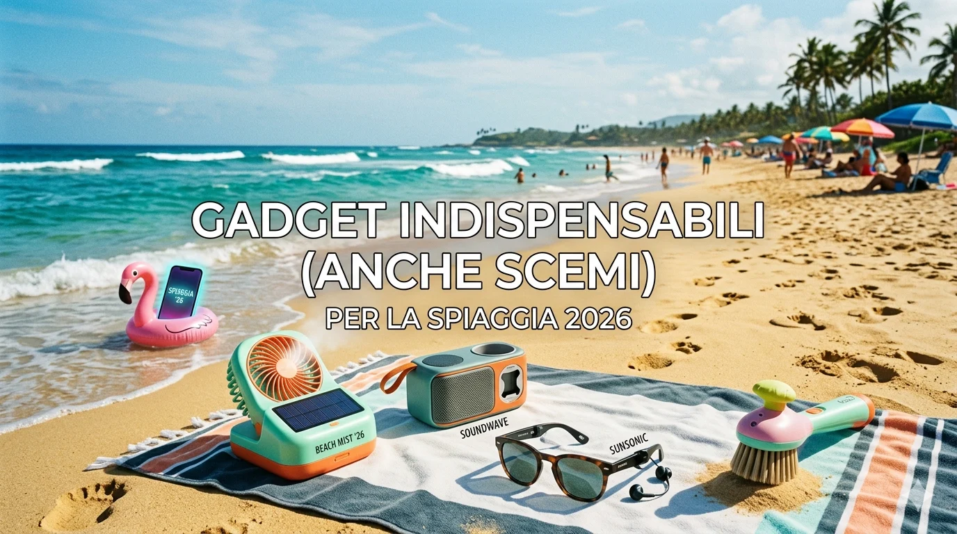 I gadget più divertenti e indispensabili da portare in spiaggia