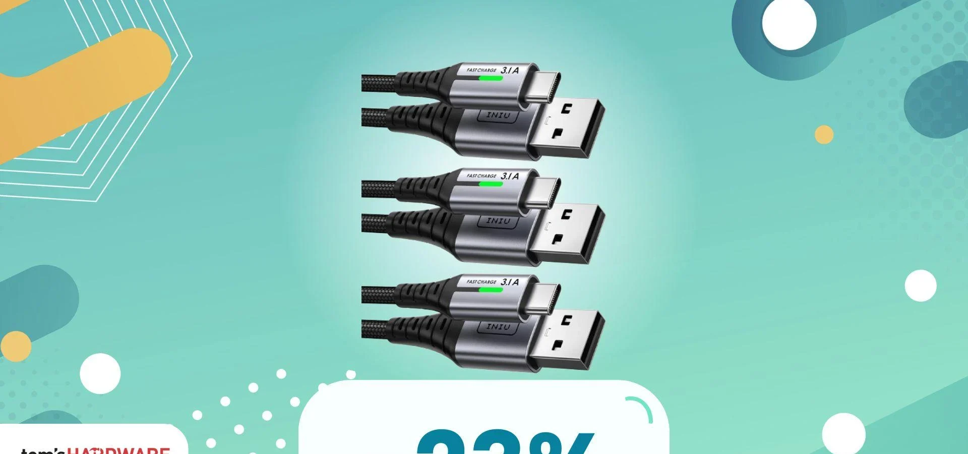 Kit di Cavi USB-C: 3 Pezzi Convenienti per Scrivania e Zaino