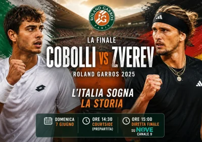 L’Italia in attesa di Cobolli: guida alle dirette della finale del Roland Garros