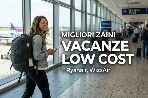 I migliori zaini per viaggi low cost con Ryanair e WizzAir