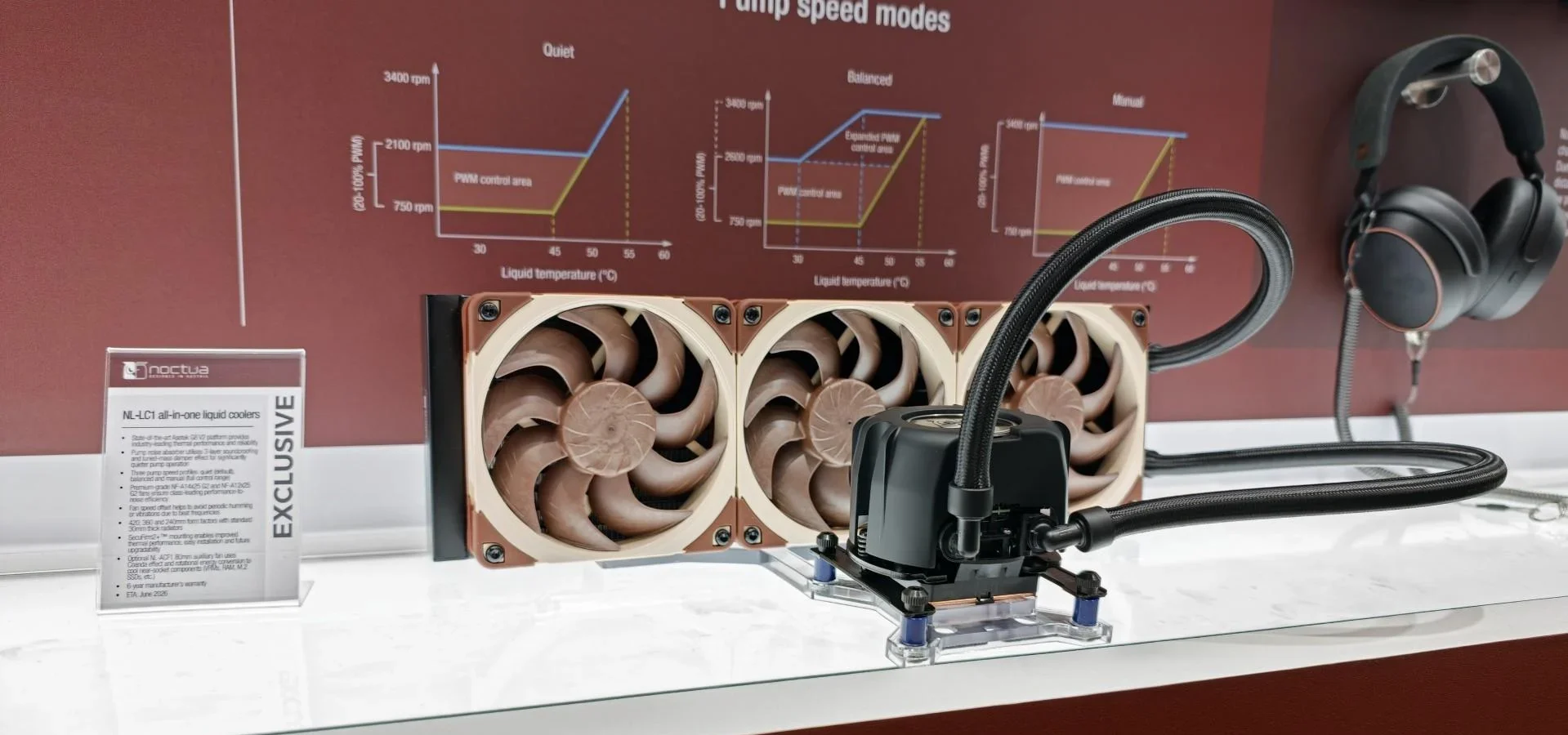Noctua lancia il raffreddamento a liquido e svela tante novità in arrivo