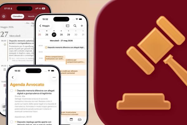 Trasforma la tua gestione legale: organizza pratiche, udienze e scadenze con l’app per iPhone e iPad