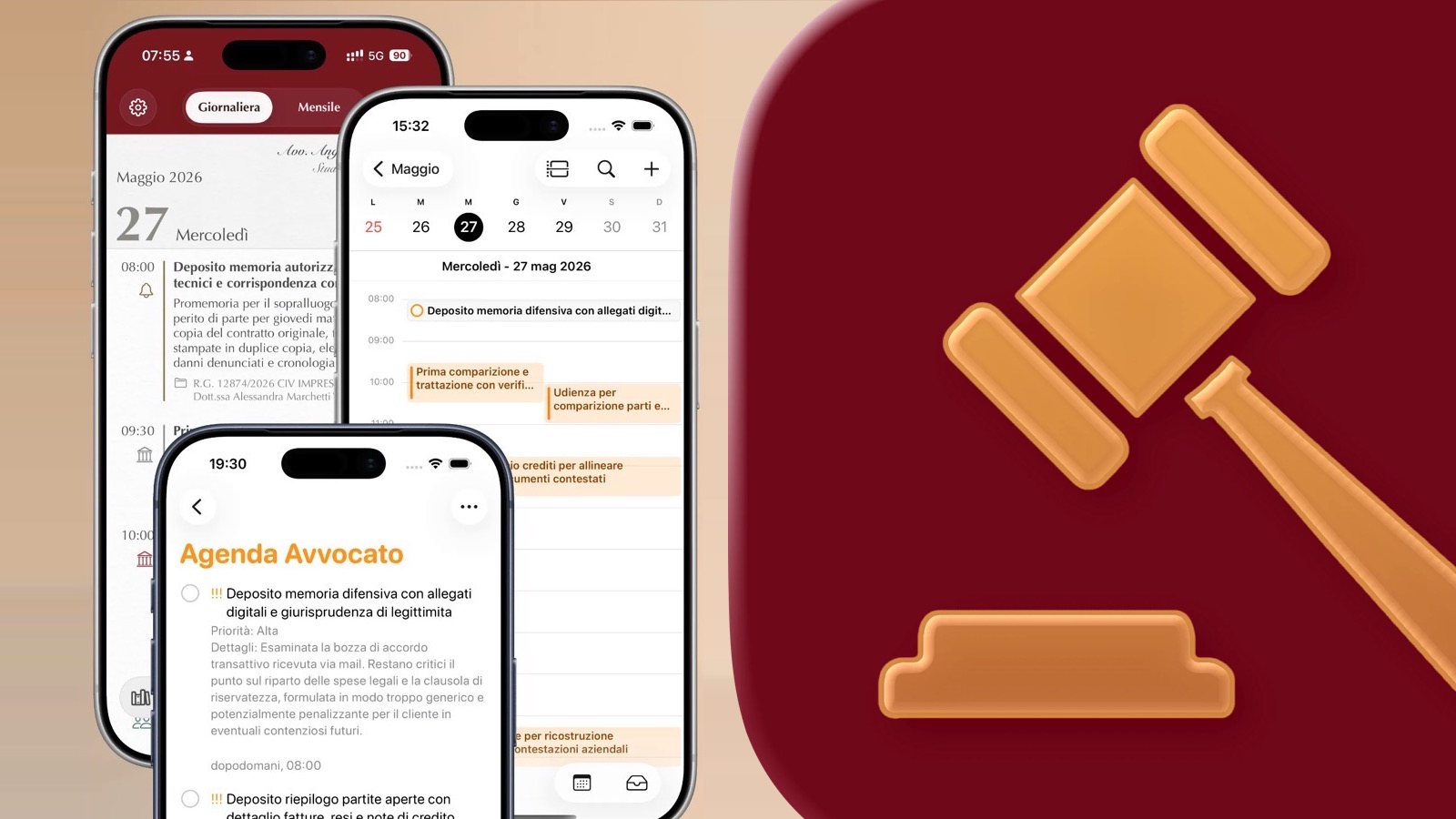 Trasforma la tua gestione legale: organizza pratiche, udienze e scadenze con l’app per iPhone e iPad