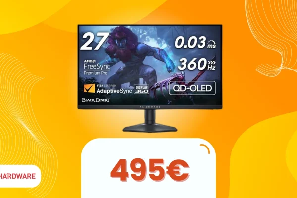 Prestazioni Stellar: Risparmia il 32% sul Monitor QD-OLED Alienware!