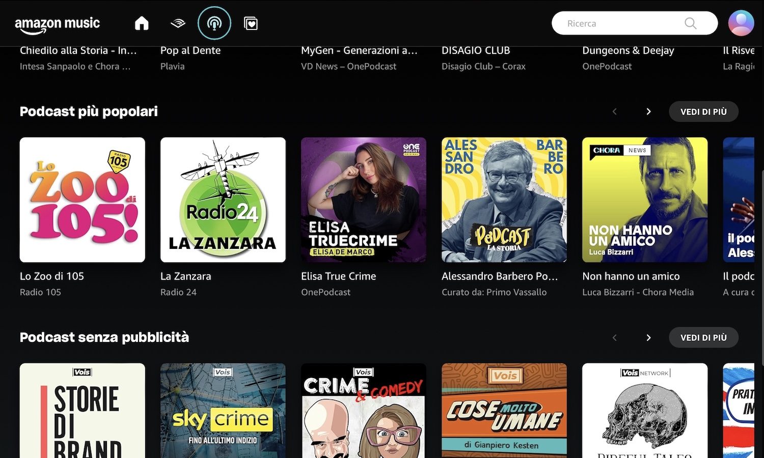 Scopri Amazon Music Unlimited: 4 Mesi Gratis per Podcast Illimitati Senza Pubblicità!