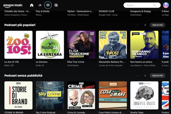 Scopri Amazon Music Unlimited: 4 Mesi Gratis per Podcast Illimitati Senza Pubblicità!