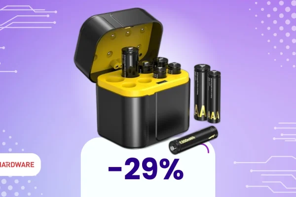 Addio disordine: il kit AA ricaricabile che riorganizza e ricarica le tue batterie!