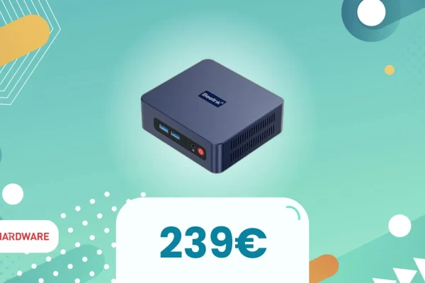 Scopri il Mini PC: -43% e un ulteriore 5% in più al carrello!