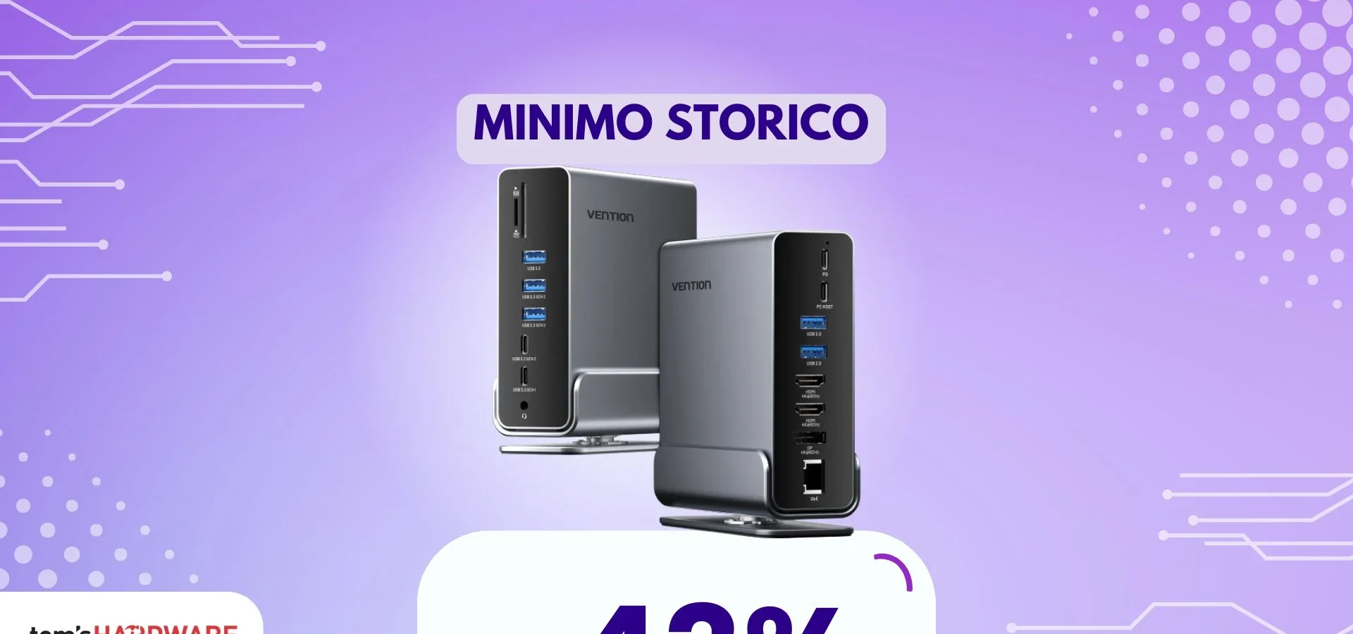 Docking Station completa: risparmia il 43% oggi!