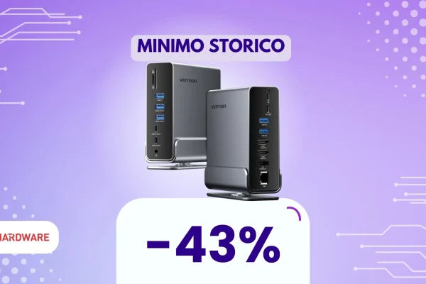 Docking Station completa: risparmia il 43% oggi!