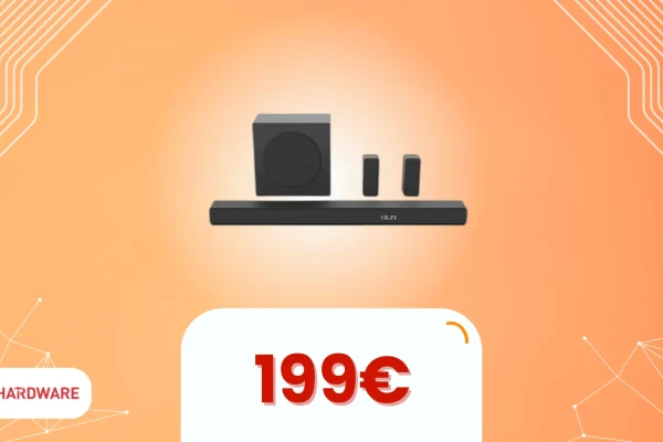 Soundbar che simula il surround: un’esperienza audio reale sotto i 200€!