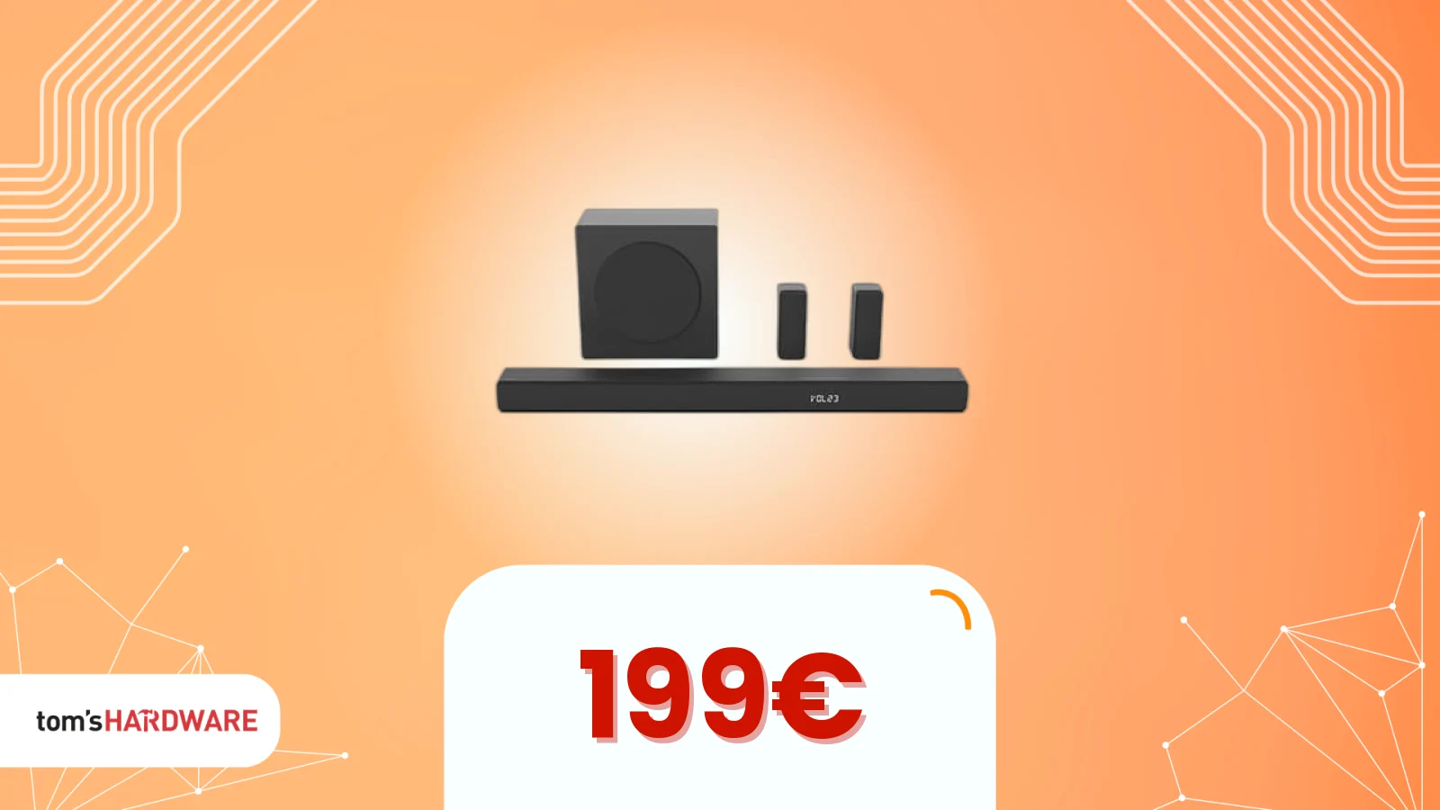 Soundbar che simula il surround: un’esperienza audio reale sotto i 200€!