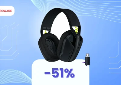 Cuffie wireless Logitech G435: leggerezza e comfort a soli 43€, sconto del 51%!