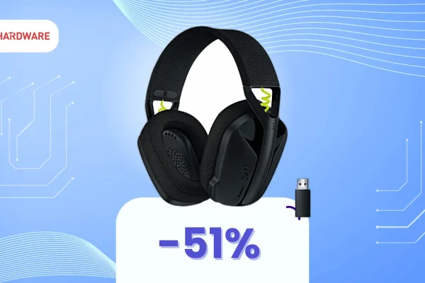 Cuffie wireless Logitech G435: leggerezza e comfort a soli 43€, sconto del 51%!