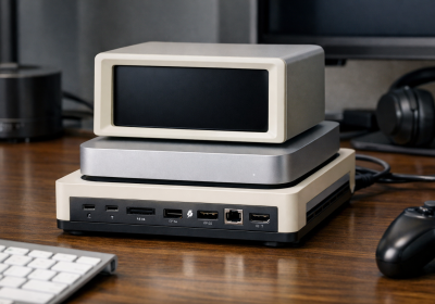 Trasforma il tuo Mac mini in una console retrò con questo dock innovativo!