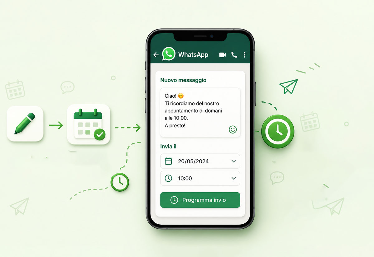 WhatsApp Introduce la Funzione di Invio Programmato dei Messaggi