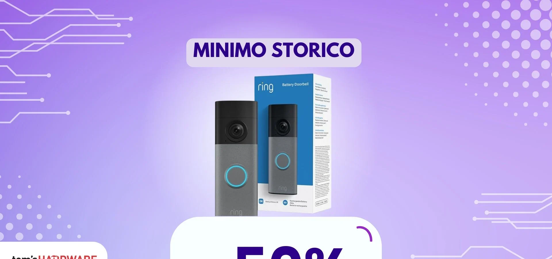 Attiva Prime e porta a casa il tuo videocitofono smart sotto i 50€!