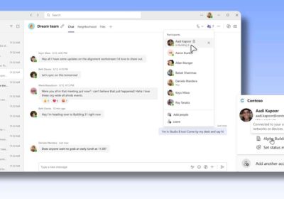 Teams e tracciamento posizione in ufficio
