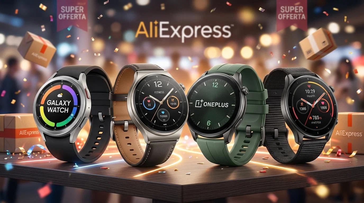 I 6 migliori smartwatch con sconti imperdibili su AliExpress: Galaxy Watch 8, Huawei e OnePlus a prezzi stracciati!