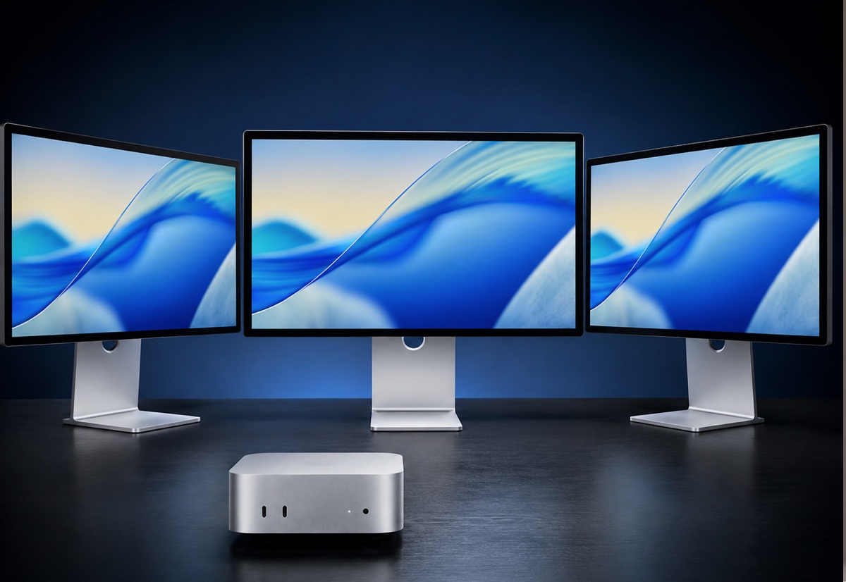 Mac mini: novità straordinarie con supporto per tre monitor 4K a 165 Hz!