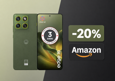 Motorola Edge 70 in offerta a 399,9€