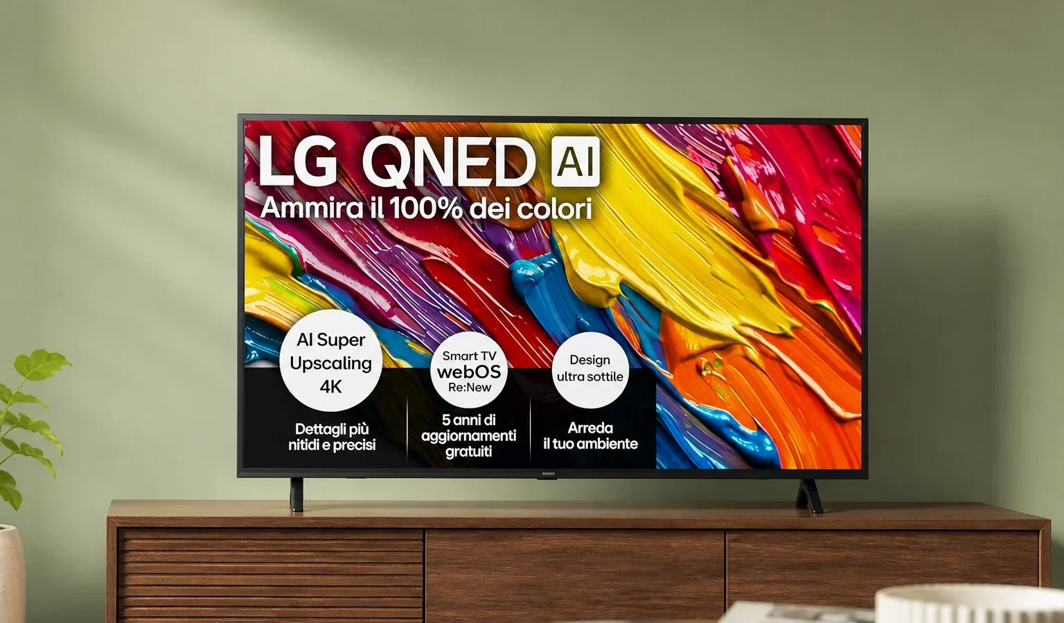 LG QNED AI 50” a 339€: Colori Vibranti per Film e Serie a Prezzo Imbattibile!