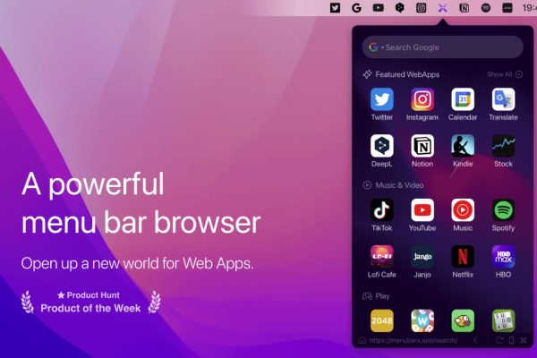 MenubarX Pro: Trasforma il tuo Mac in una Centrale Web con il Browser da Menu Bar!