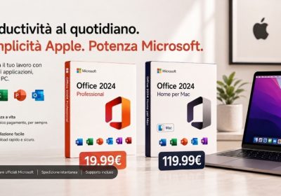 Sfrutta al massimo la tua produttività con Microsoft Office a 19,99 € e Windows 11 a soli 12,25 €!