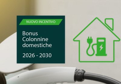 Bonus colonnine domestiche 2026: wallbox a 500€