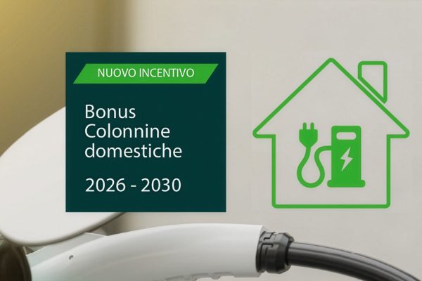 Bonus colonnine domestiche 2026: wallbox a 500€