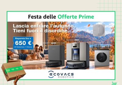 ECOVACS in offerta a 458.5€