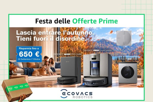 ECOVACS in offerta a 458.5€