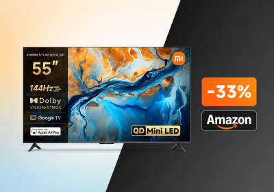 Xiaomi TV S Mini LED 55 in offerta a 399€