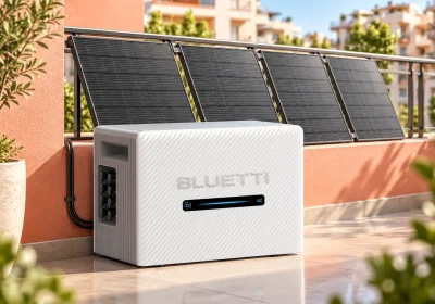BLUETTI Balco 260: Accumulo Elettrico con 4 Pannelli Solari Per il Tuo Balcone a 1799€