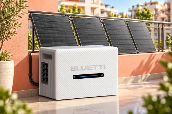 BLUETTI Balco 260: Accumulo Elettrico con 4 Pannelli Solari Per il Tuo Balcone a 1799€