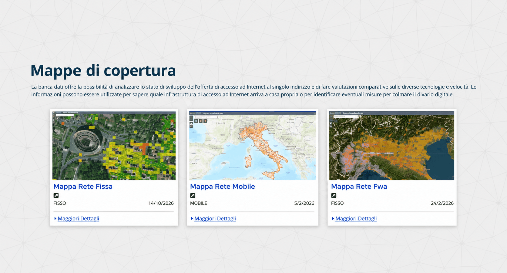 Banda ultralarga: Agcom rende disponibile la mappa dei dati con 1,15 milioni per il potenziamento