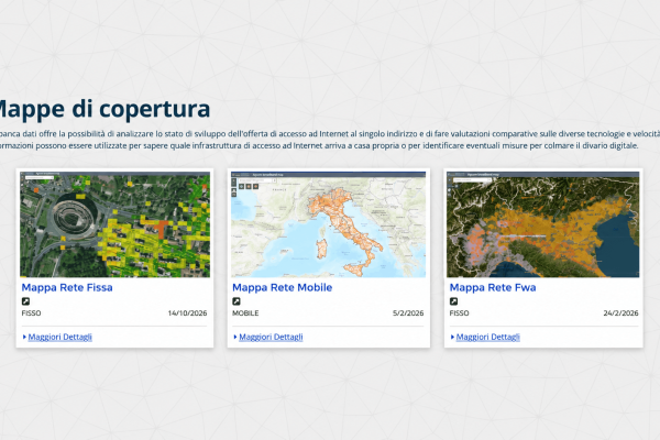 Banda ultralarga: Agcom rende disponibile la mappa dei dati con 1,15 milioni per il potenziamento