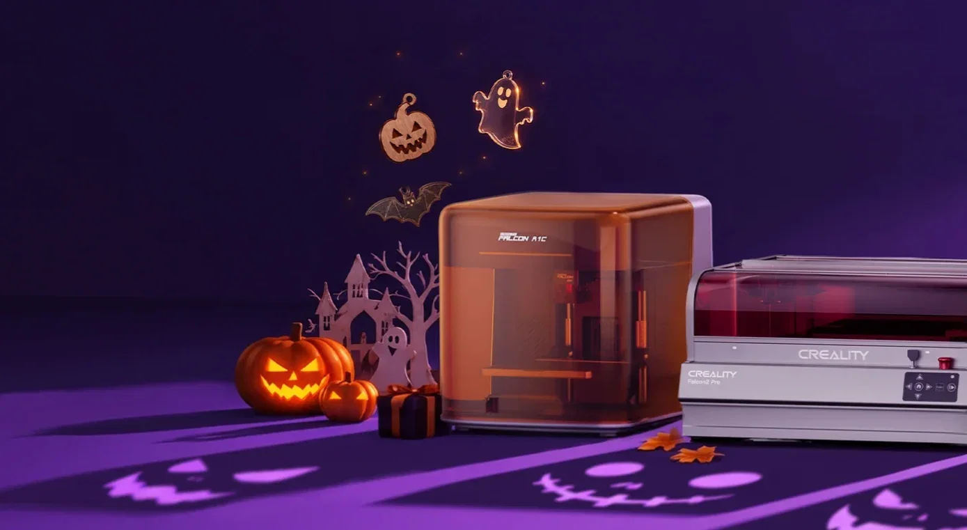 Halloween con Creality: Sconti imperdibili su Falcon A1 e A1 Pro con omaggio esclusivo!